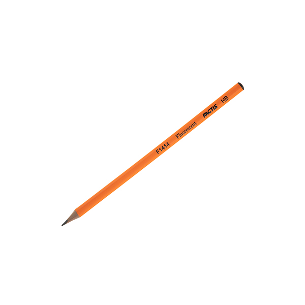 مداد سیاه (مشکی) فکتیس نارنجی فسفری