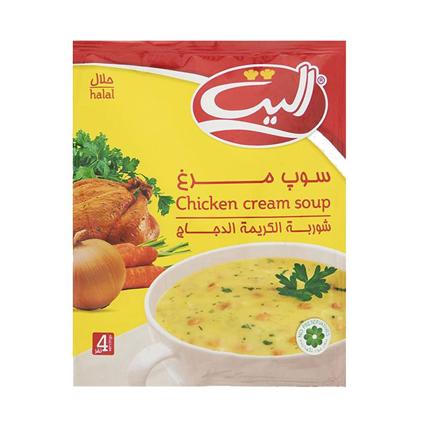 سوپ نیمه آماده مرغ الیت مقدار 61 گرم (4 نفره)